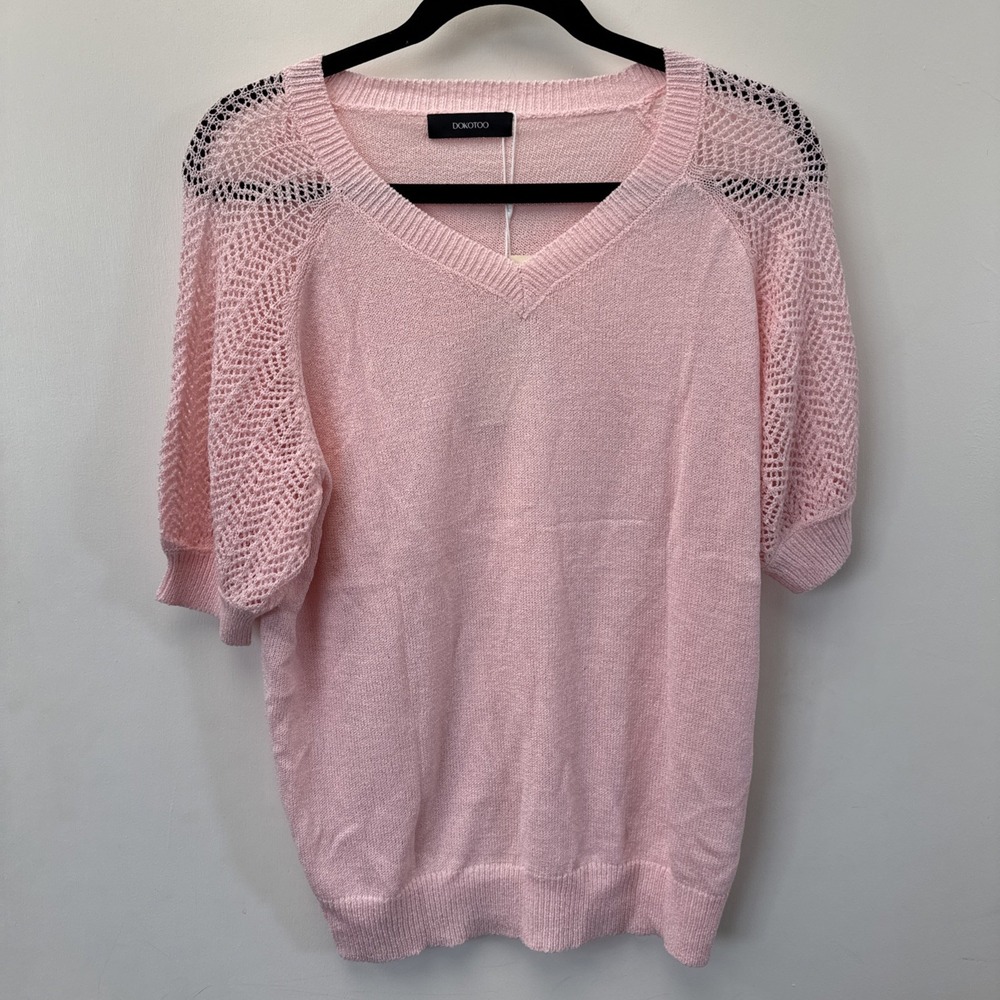 Dokotoo‎ Short Sleeve Sweater